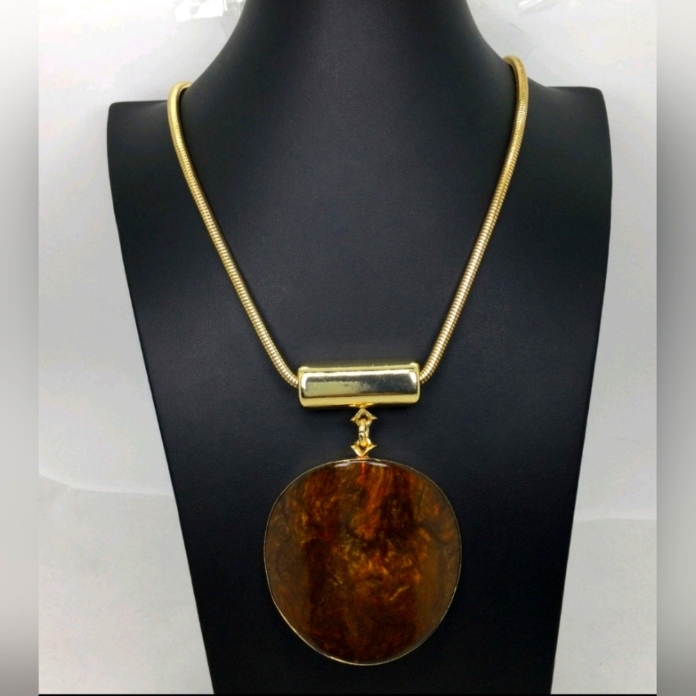 NWT Chico's Tegan Pendant Long Chain Necklace 33"
